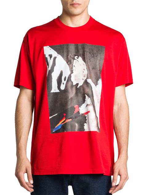 givenchy t shirt red|givenchy t shirts for men.